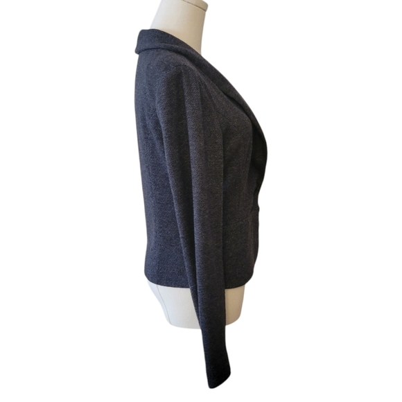 Banana Republic Gray Soft Blazer Jacket Size 8 - Picture 2 of 4
